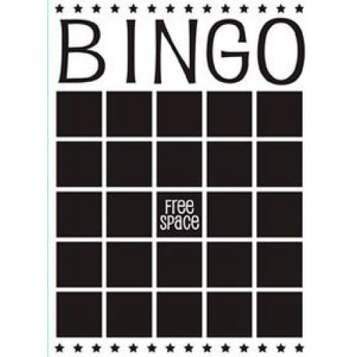 Bingo - Darice Embossing folder